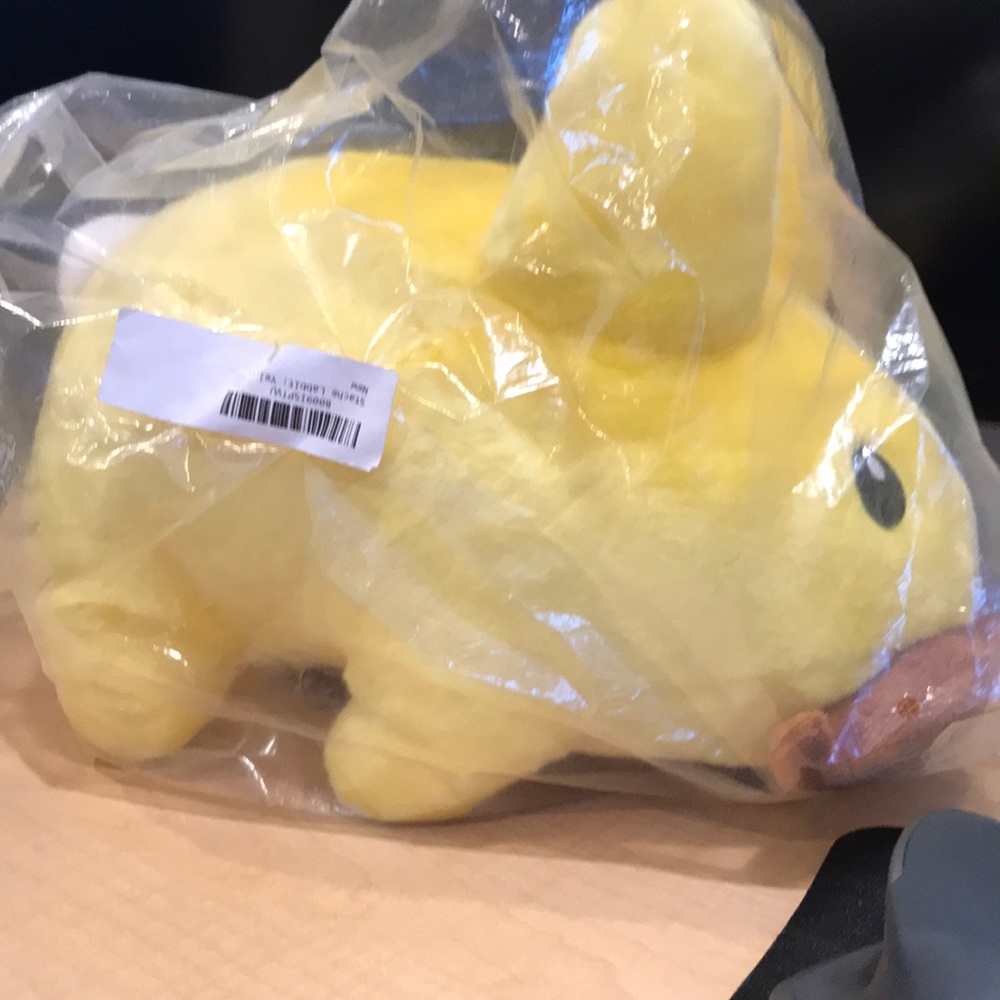 NWT large yellow plush labbit